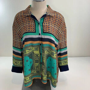 Clover Canyon Slight Hi-Low Blouse Top